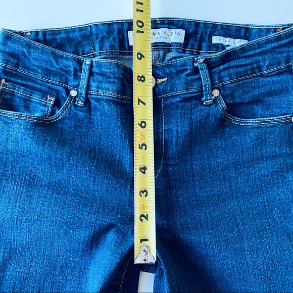 Anne Klein Straight Blue Jeans - Picture 7 of 8